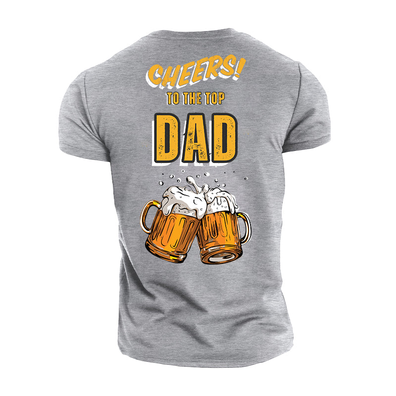 Cheers To Dad Cotton T-shirt