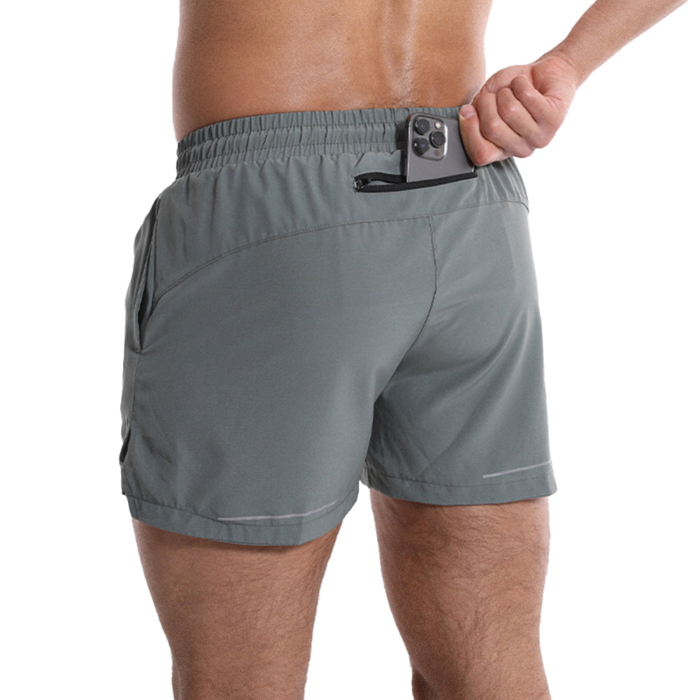 Men's Quick Dry Lightweight Workout Shorts - Grey