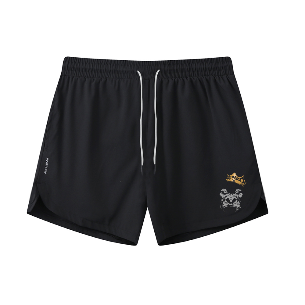 King Orangutan Graphic Shorts