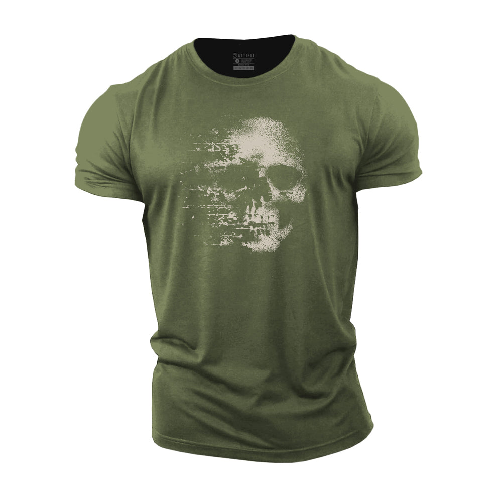 Skull Dissipating Cotton T-Shirts