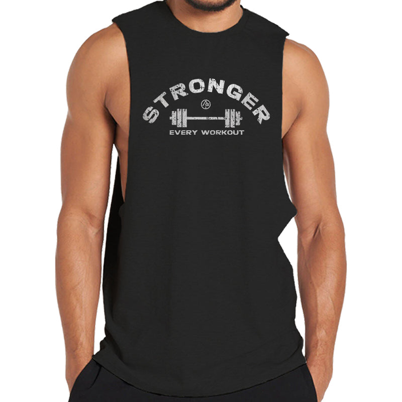 Stronger Workout Graphic Tank Top
