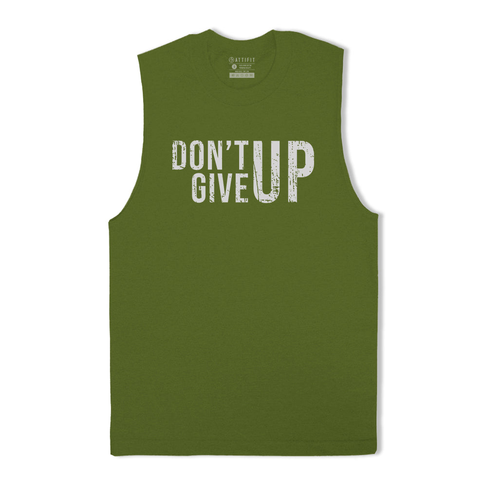 Don't Give Up Graphic Tank Top