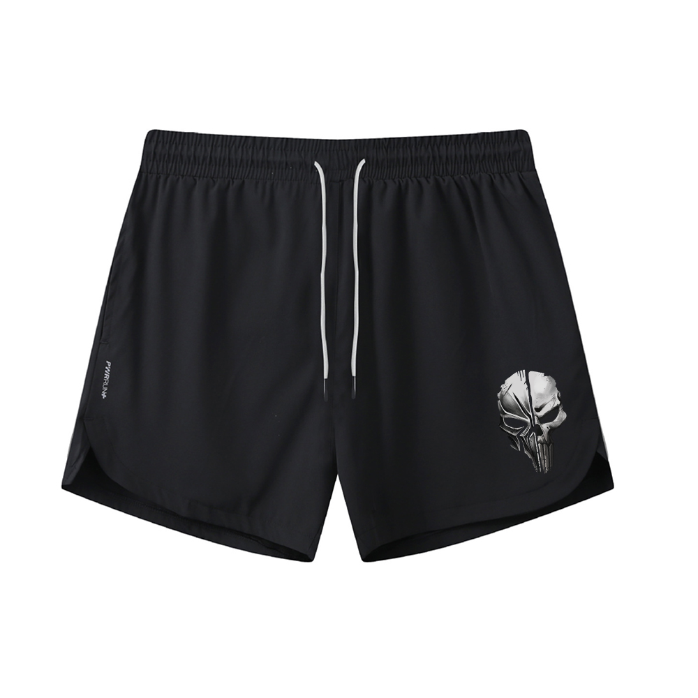 Spartan Skeleton Graphic Shorts