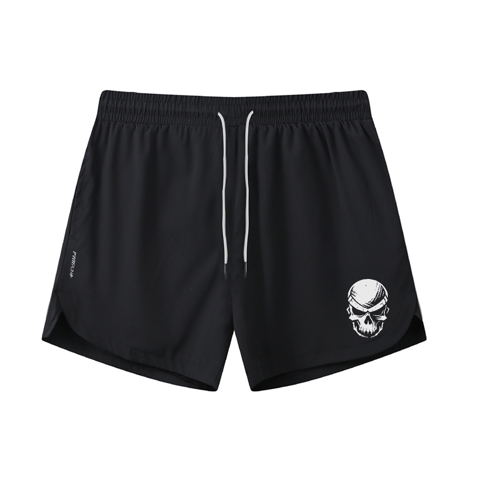 Skull Graphic Shorts