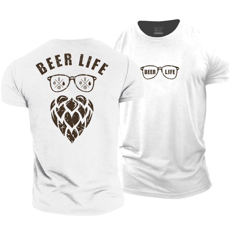 Beer Life Graphic Men's T-Shirts