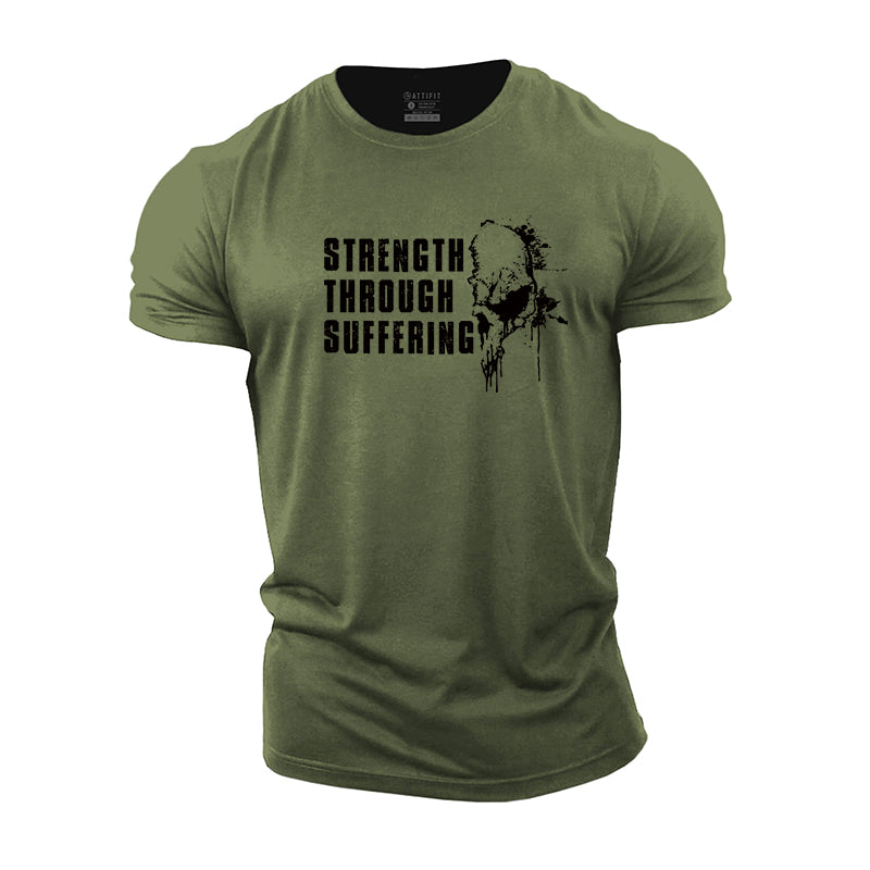 Strength Through Suffering Cotton Men's T-Shirts