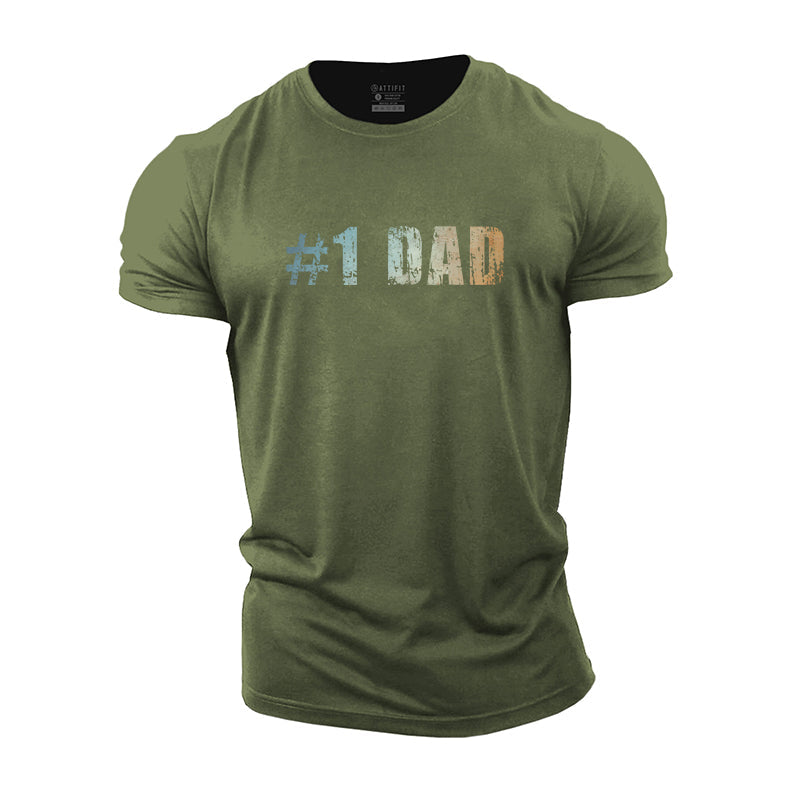 No.1 Dad Cotton T-Shirts