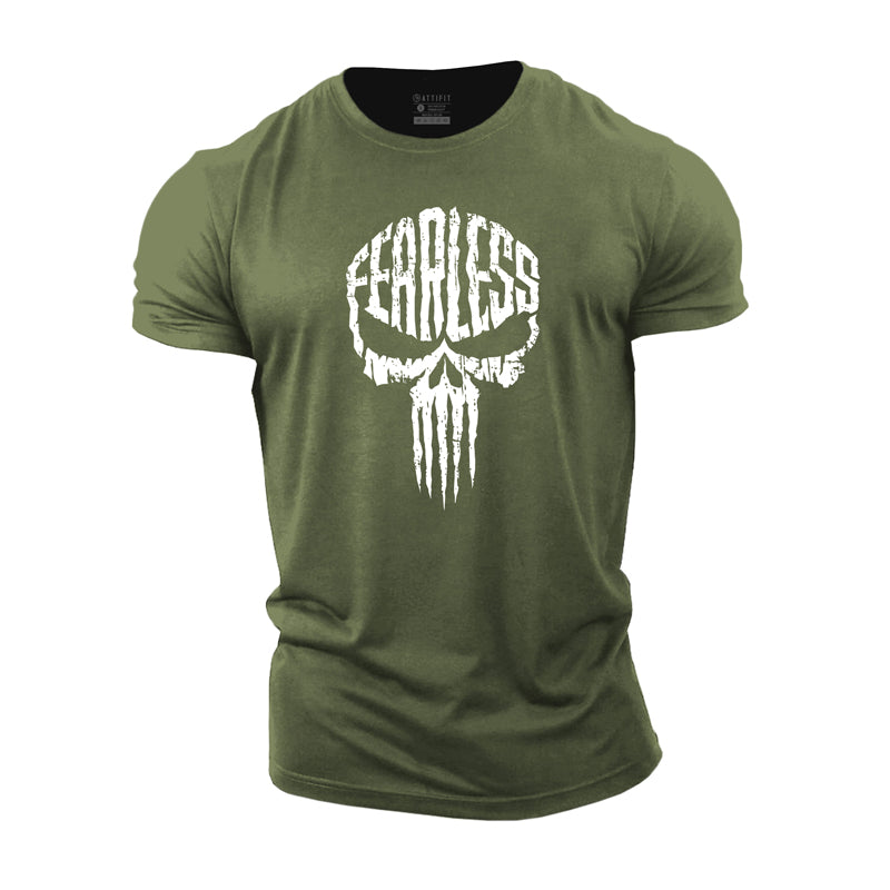 Cotton Fearless Workout Men's T-Shirts