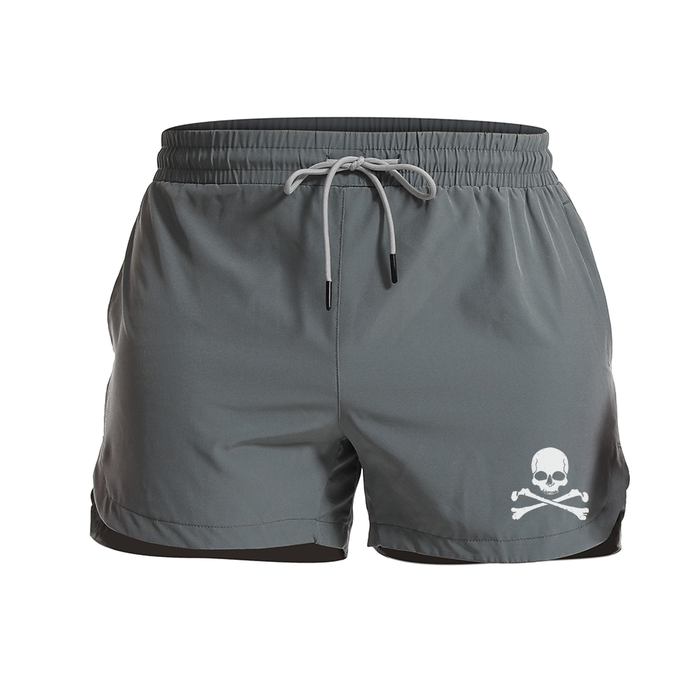 Death Skull Graphic Shorts