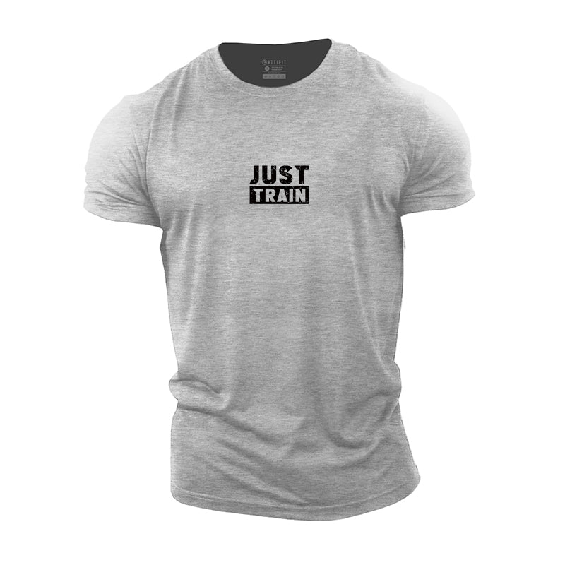 Just Train Graphic Men's Fitness T-shirts