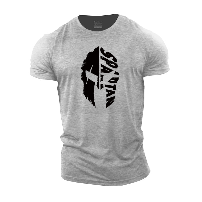 Cotton  Spartan Graphic Men's T-shirts