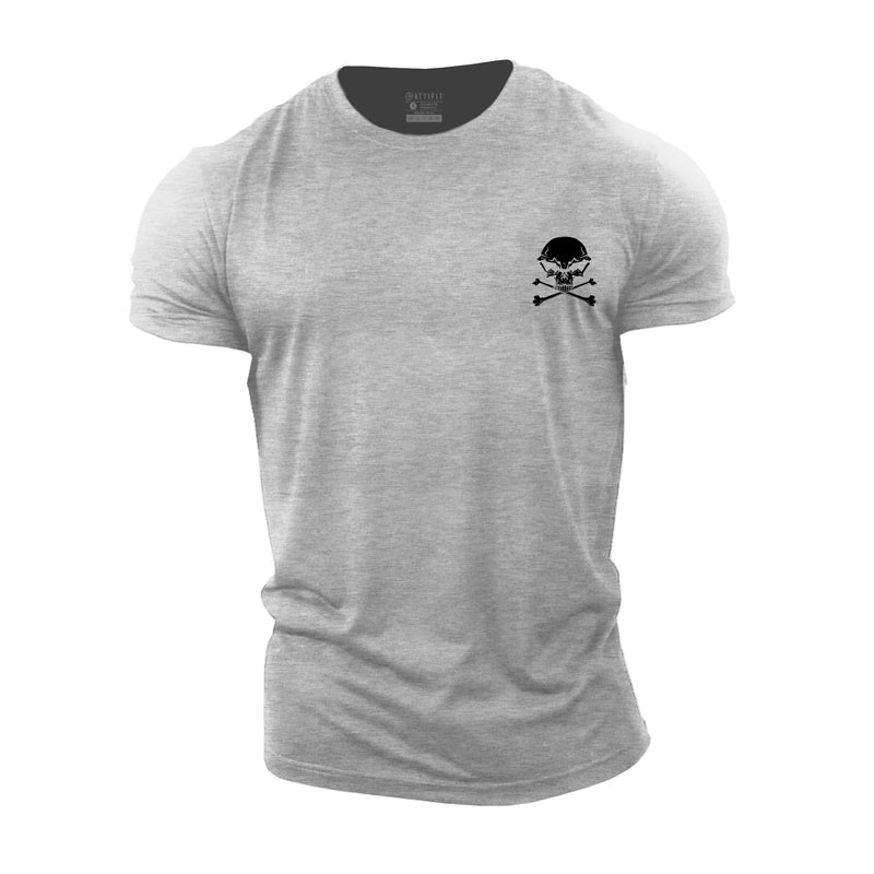 Skull Graphic Men's Fitness T-shirts