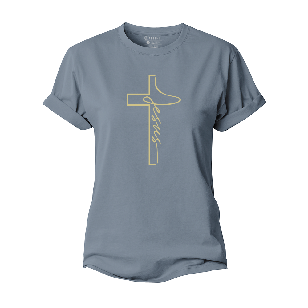 Jesus Cross Women's Cotton T-Shirt