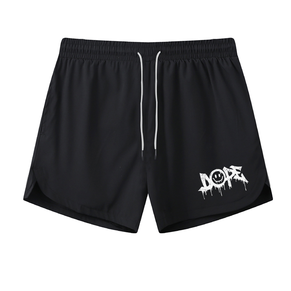 Smile Dope Graphic Shorts