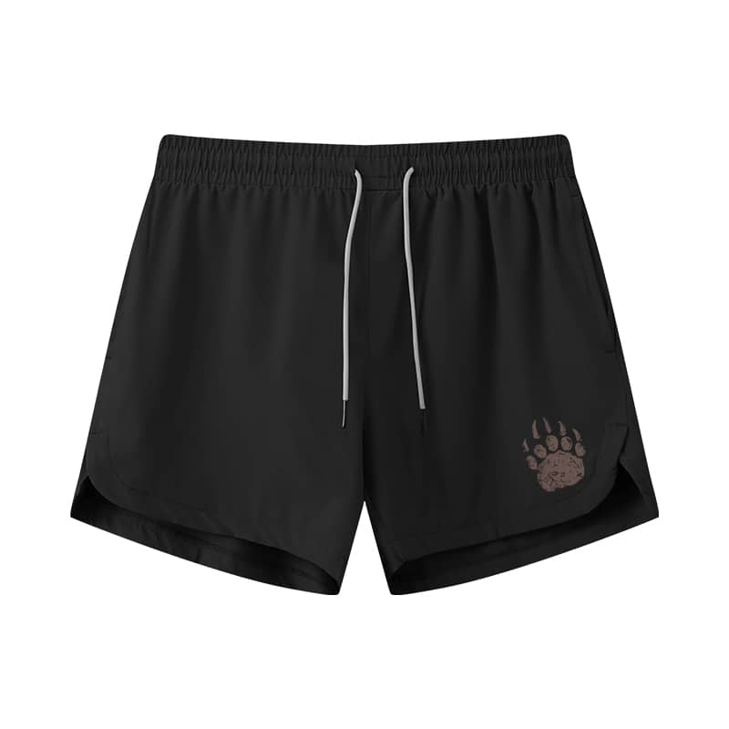 Bear Claw Graphic Shorts