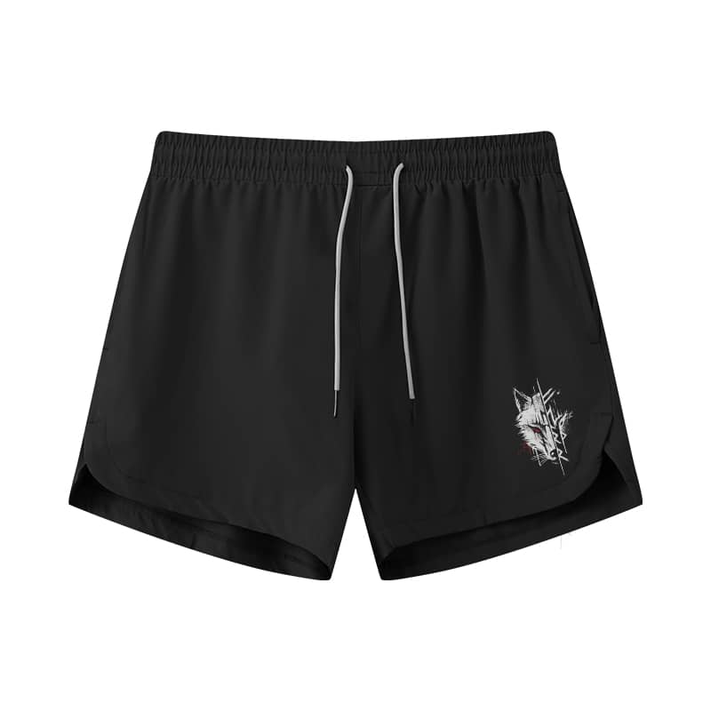 Viking Wolf Graphic Shorts