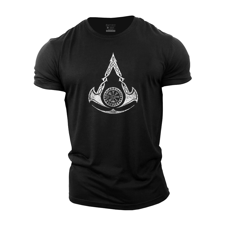 Viking Helmet Cotton T-Shirt