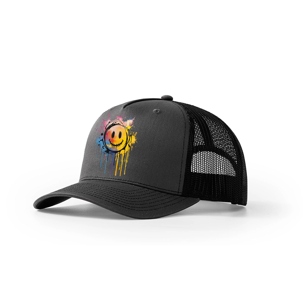 Gleeeful Smiley Trucker Hat