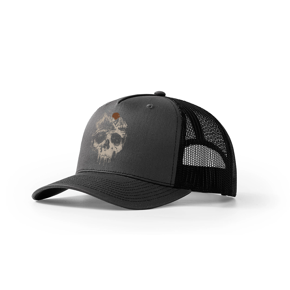 Mountain Skull Trucker Hat