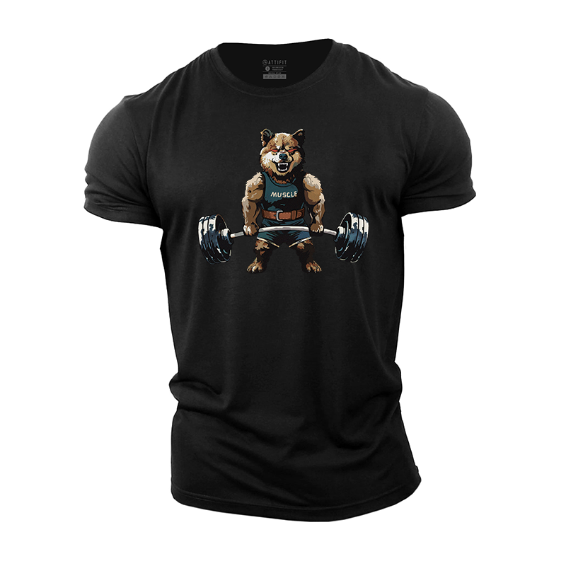 Muscle Dog Cotton T-Shirt