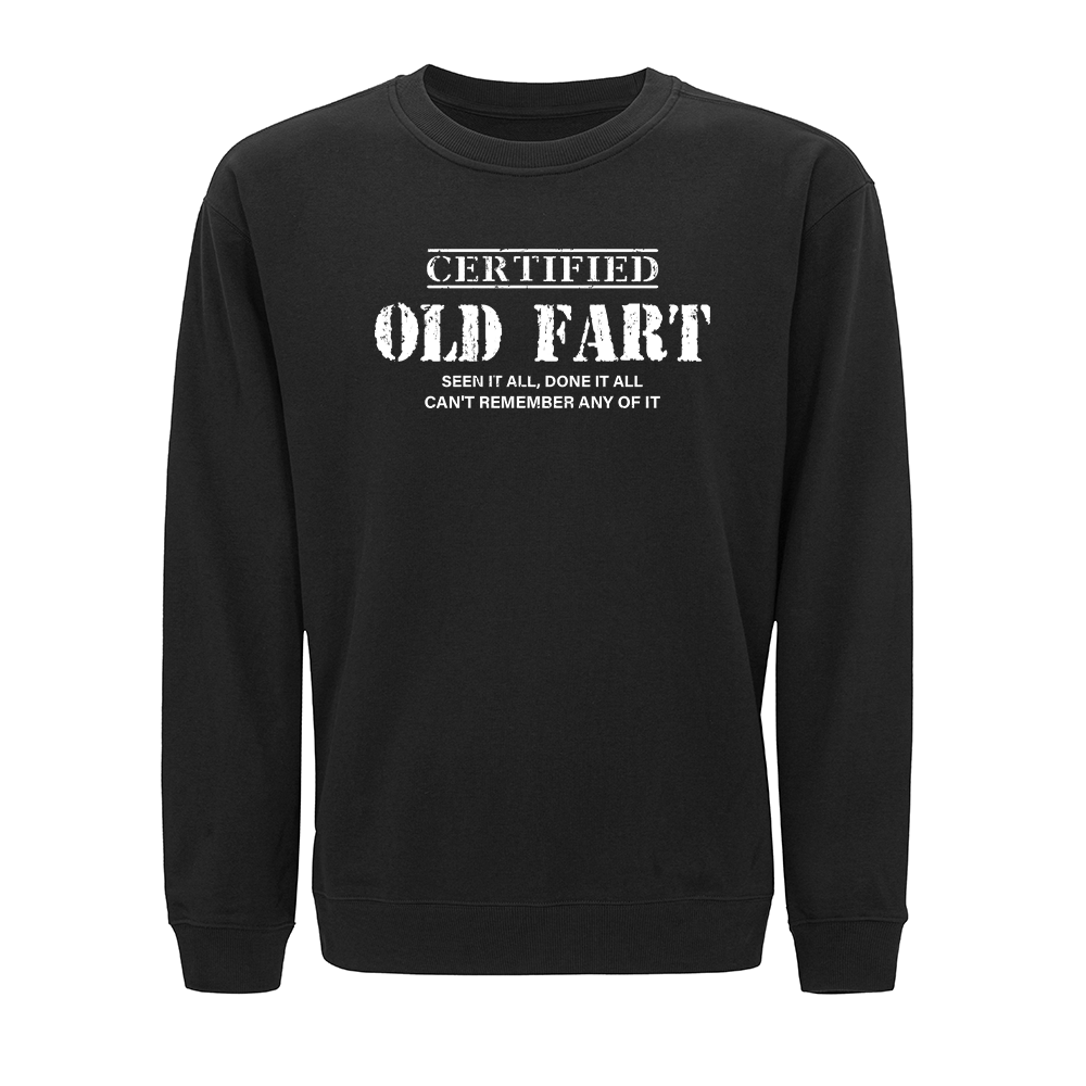 Certified Old Fart Crewneck Sweatshirt