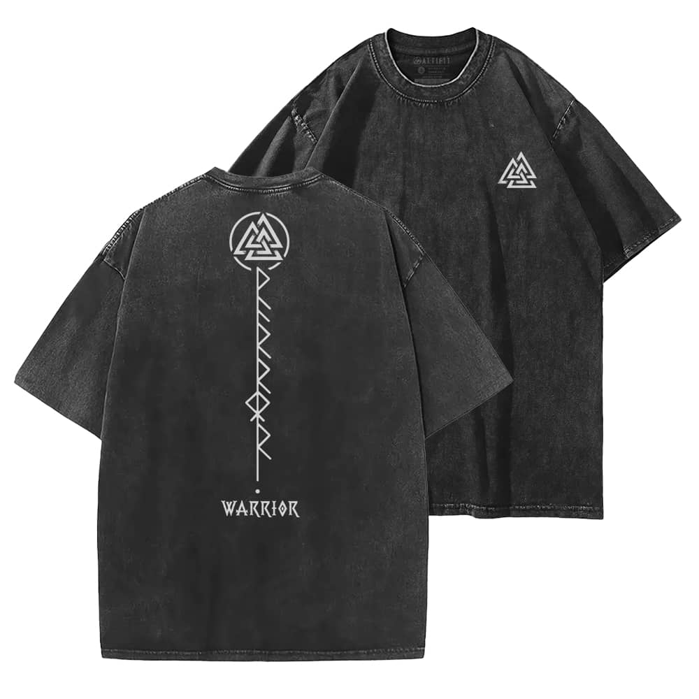 Warrior Runes Washed T-Shirt