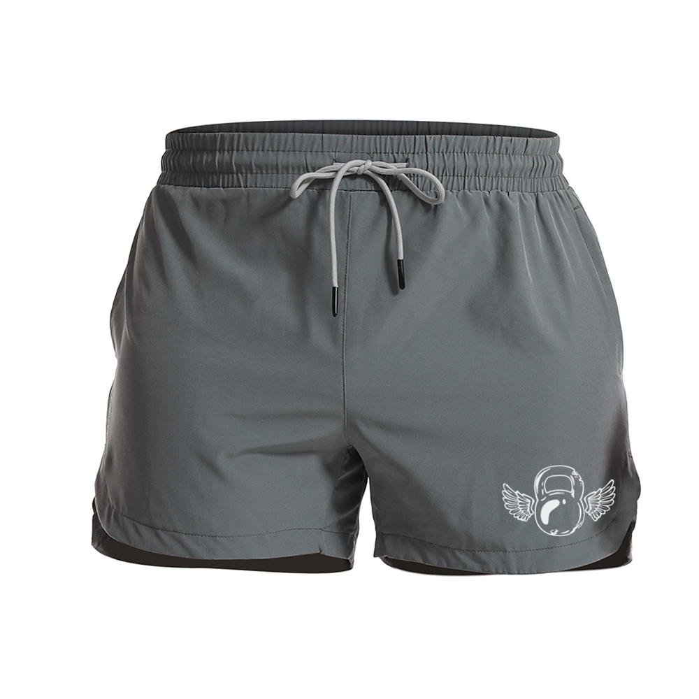 Flying Bell Graphic Shorts