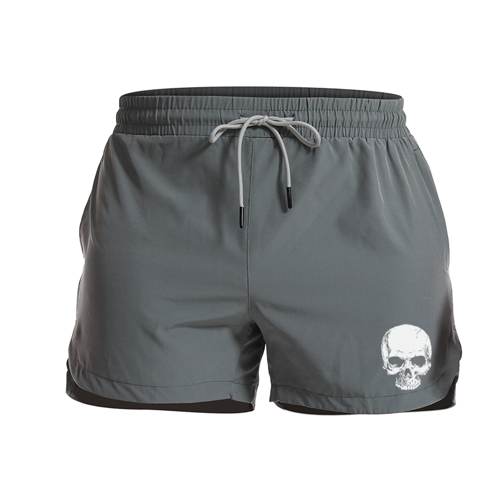 Skull Graphic Shorts