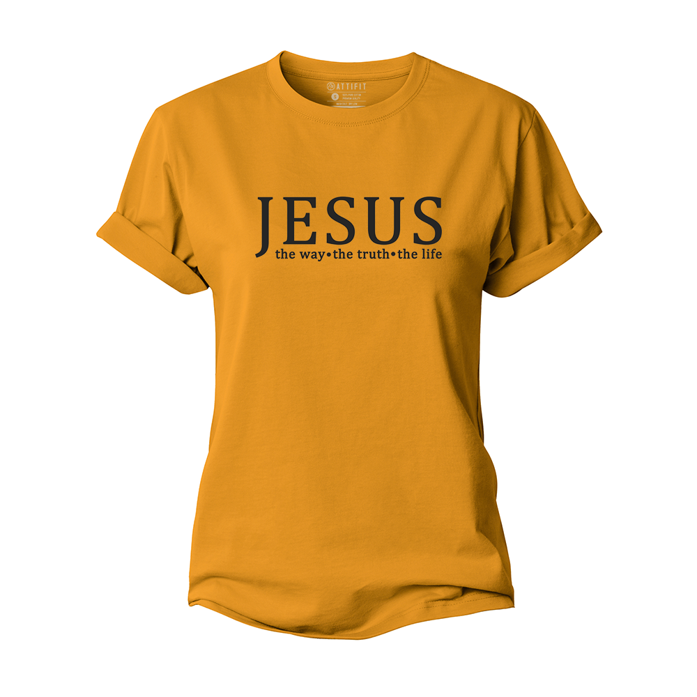 Jesus, The Way The Truth The Life Women's Cotton T-Shirt