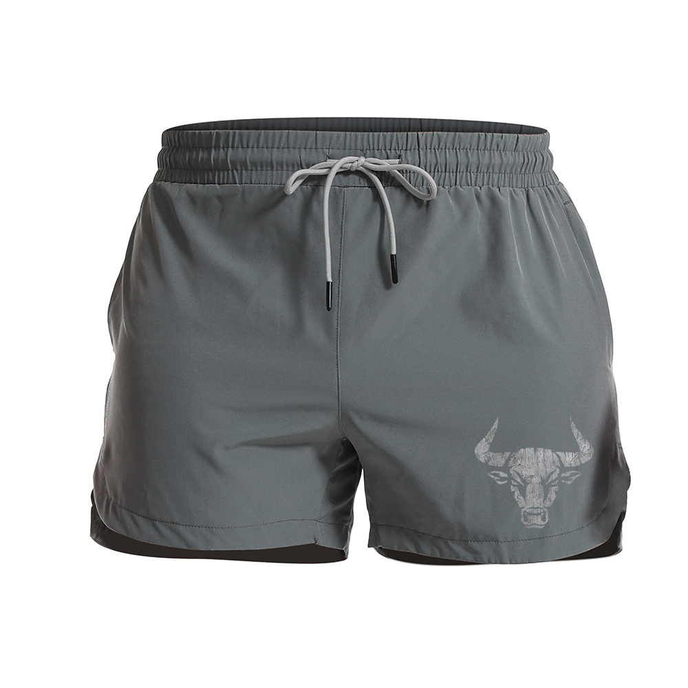 The Cool Bull Graphic Shorts
