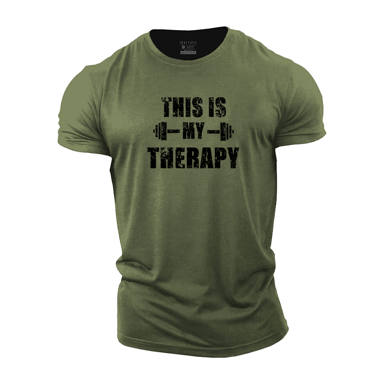 This Is My Therapy Cotton T-Shirt