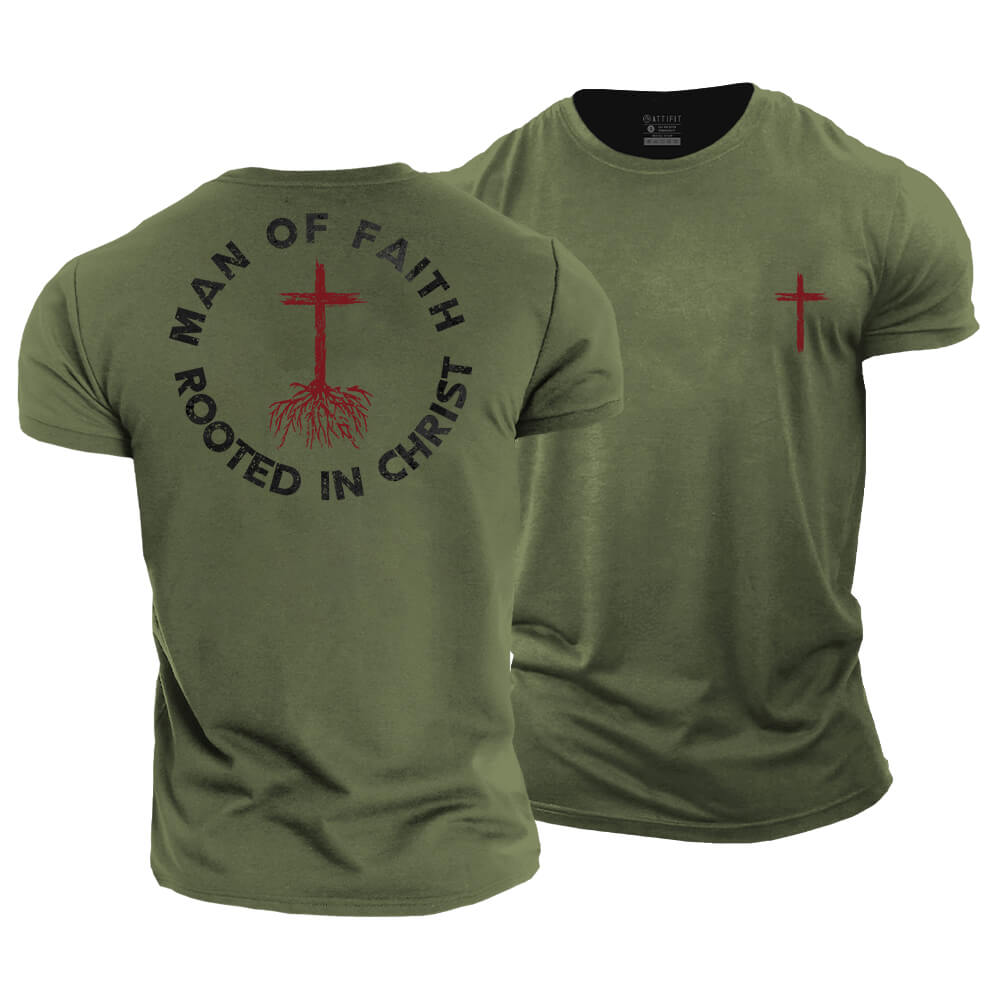 Man Of Faith Cotton T-Shirt