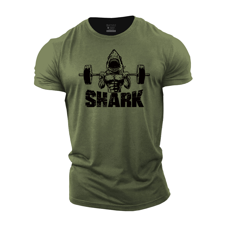 Gym Shark Cotton T-Shirt