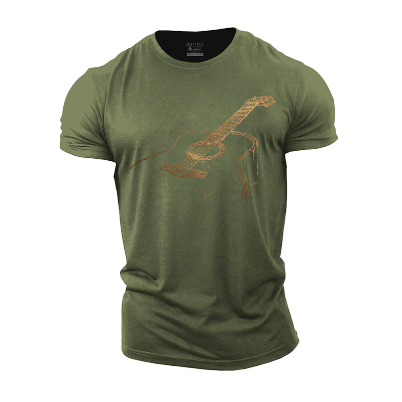 Acoustic Guitar Cotton T-shirt