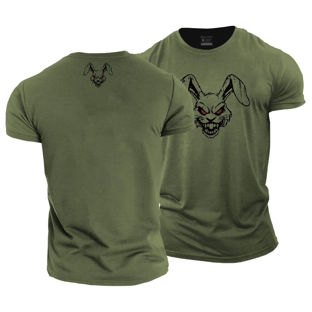 Fierce Rabbit Cotton T-Shirt