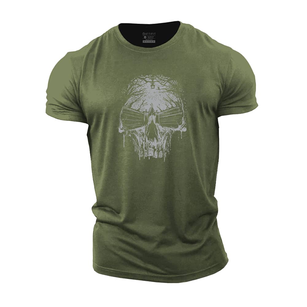 Magic Skull Cotton T-Shirt