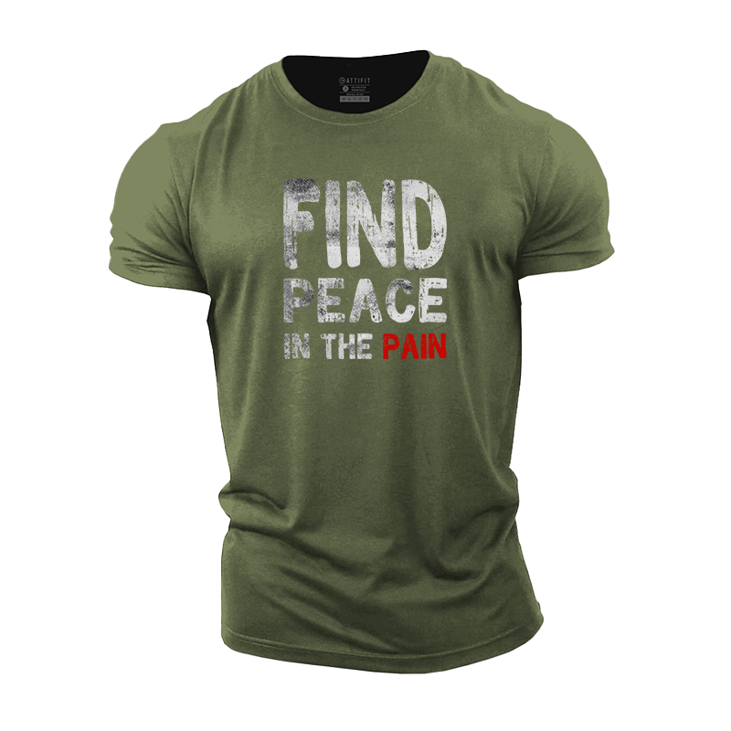 Find Peace In The Pain Cotton T-Shirt