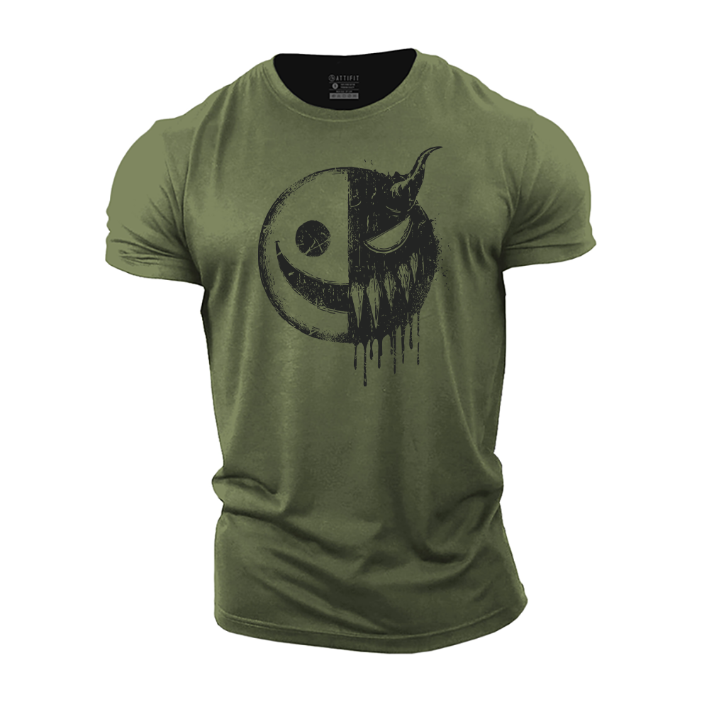 Smiley Devil Cotton T-Shirt