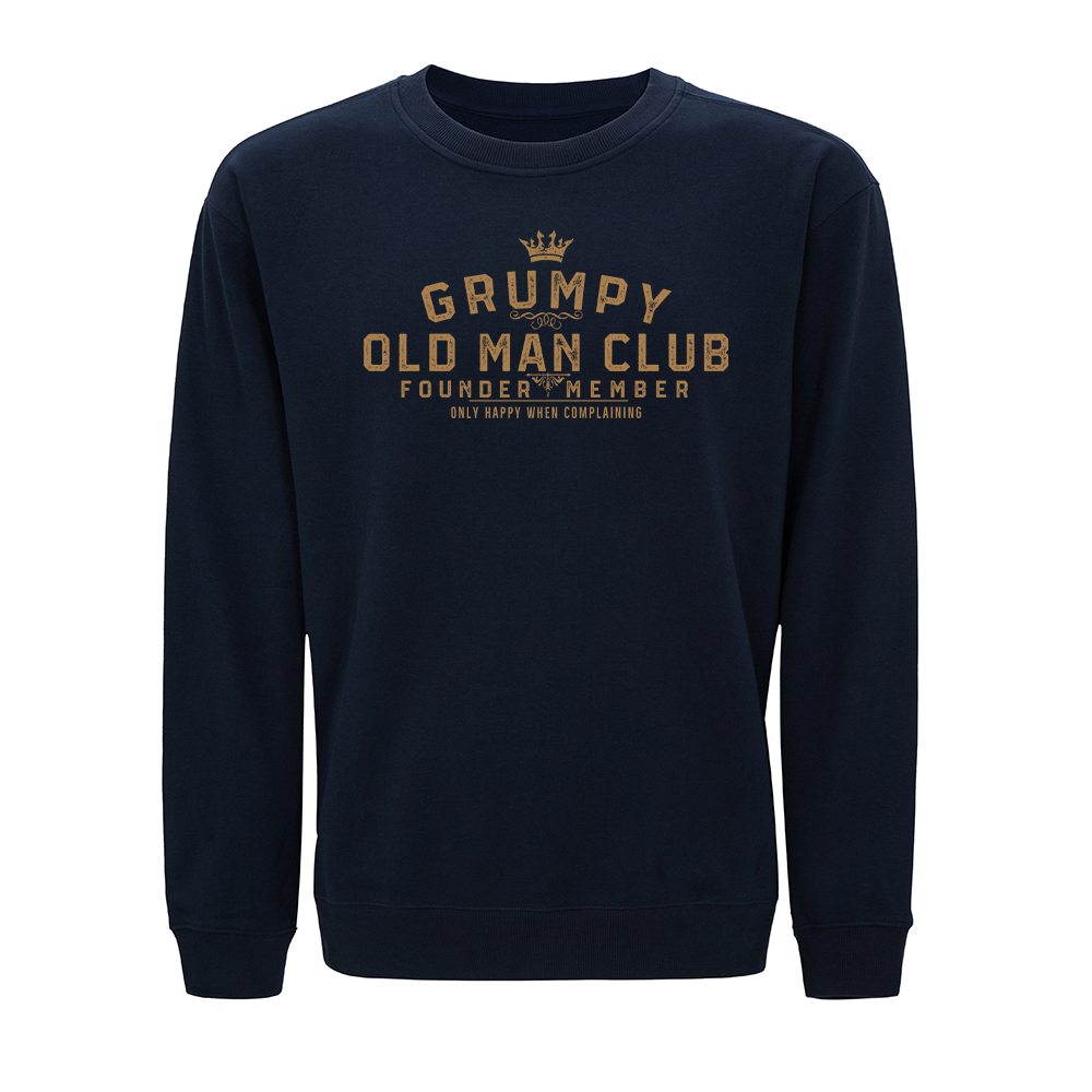 Grumpy Old Man Club Crewneck Sweatshirt