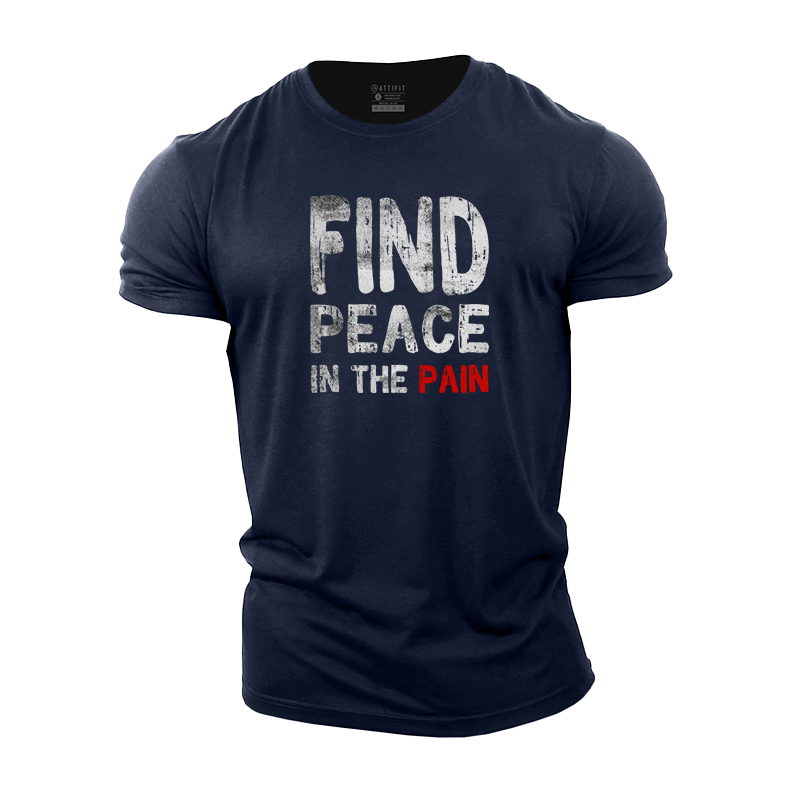 Find Peace In The Pain Cotton T-Shirt