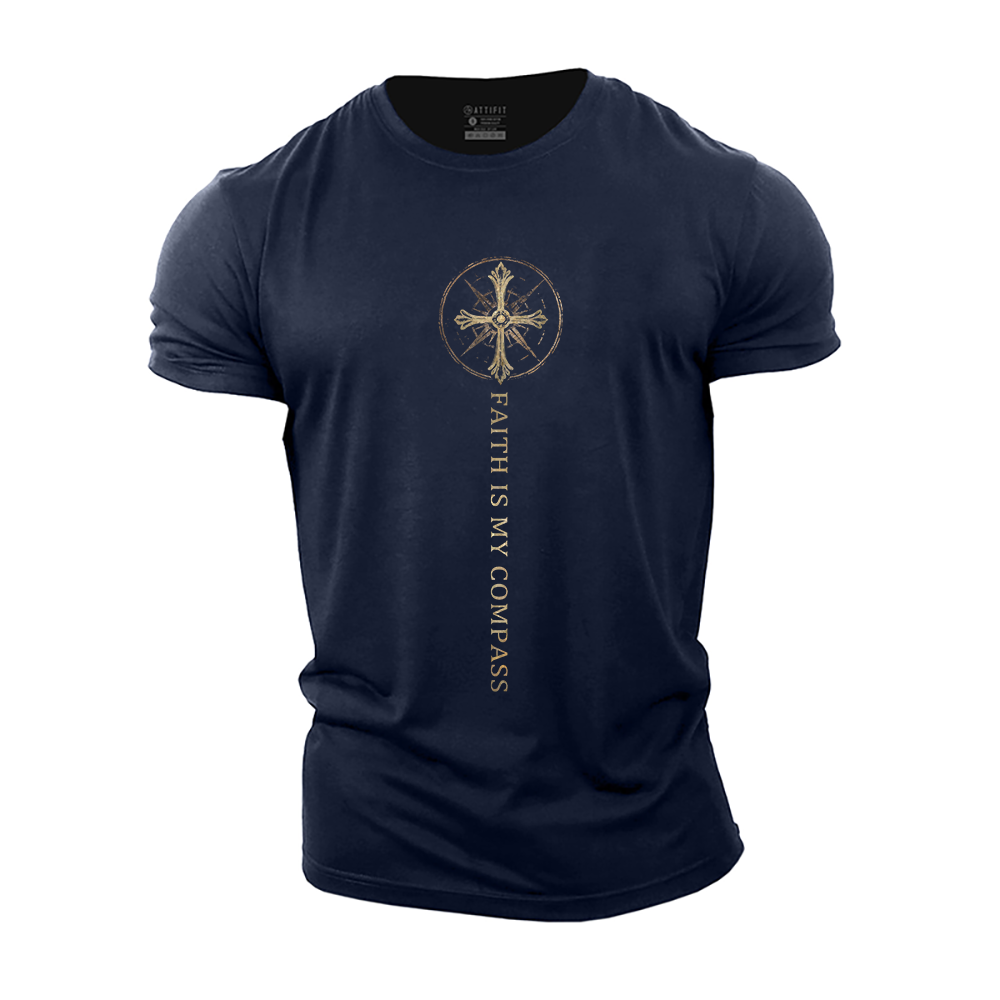 Faith Is My Compass Cotton T-Shirt