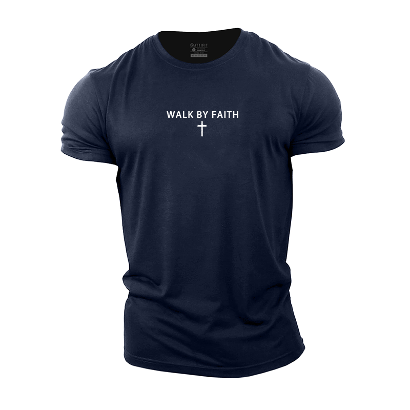 Walk by Faith Cotton T-Shirt