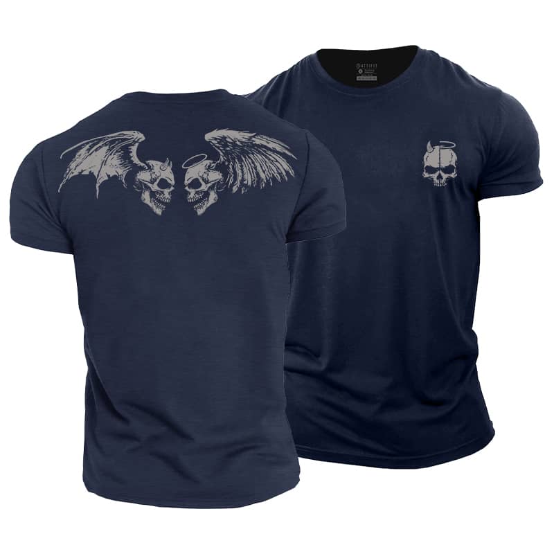 Angel And Devil Cotton T-Shirt