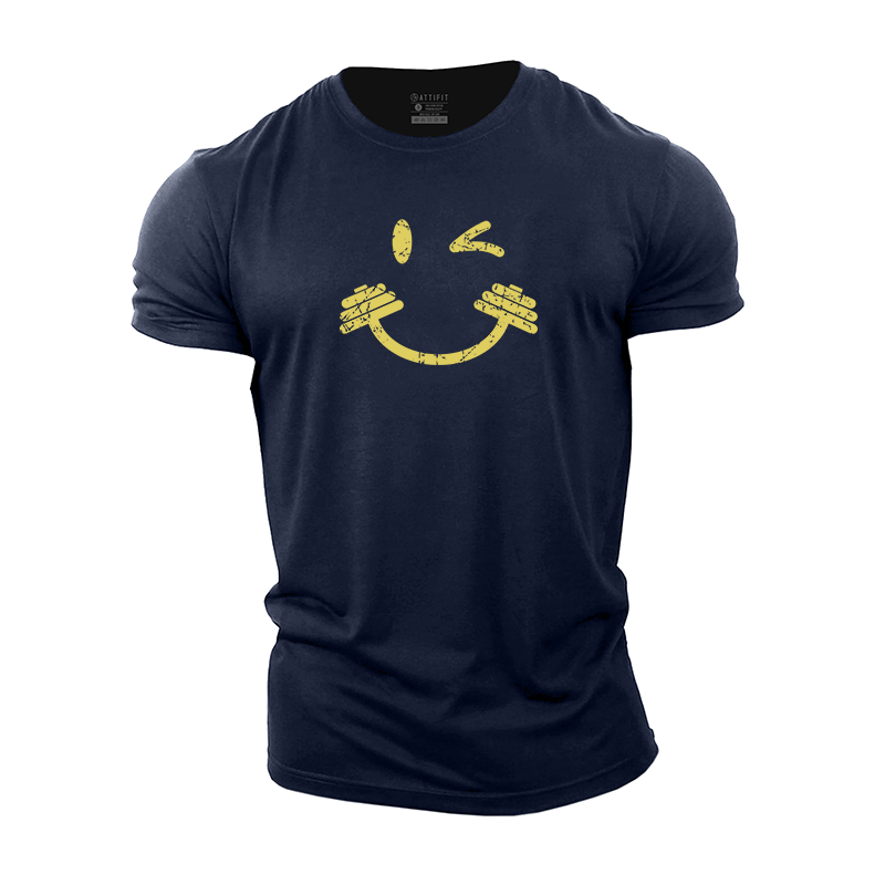 Gym Smile Cotton T-Shirt