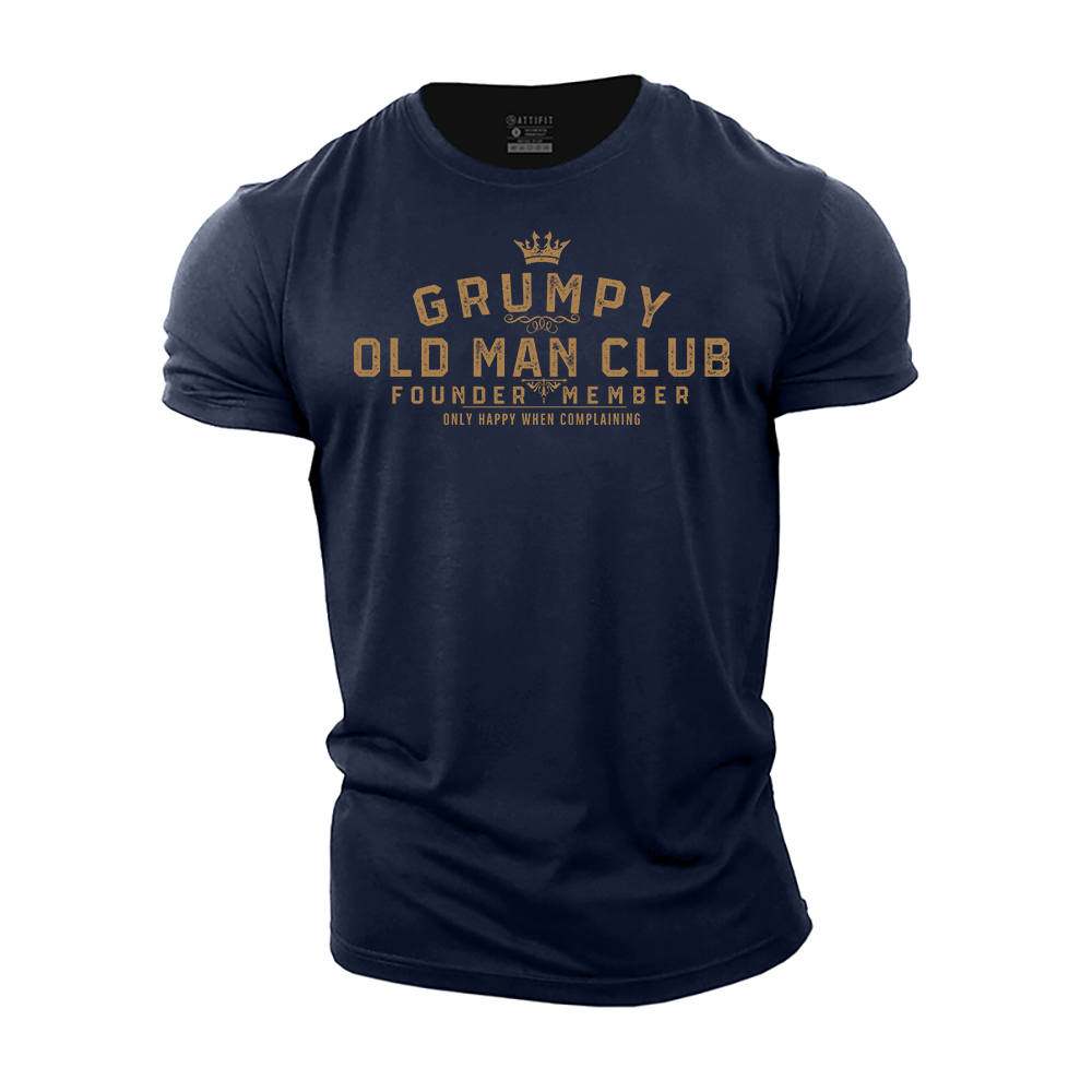 Grumpy Old Man Club Cotton T-Shirt