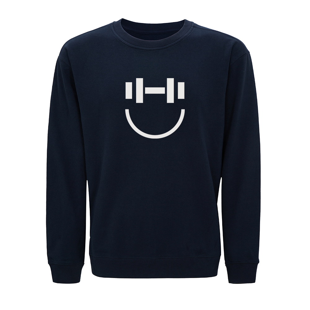 Simple Dumbbell Smile Sweatshirt