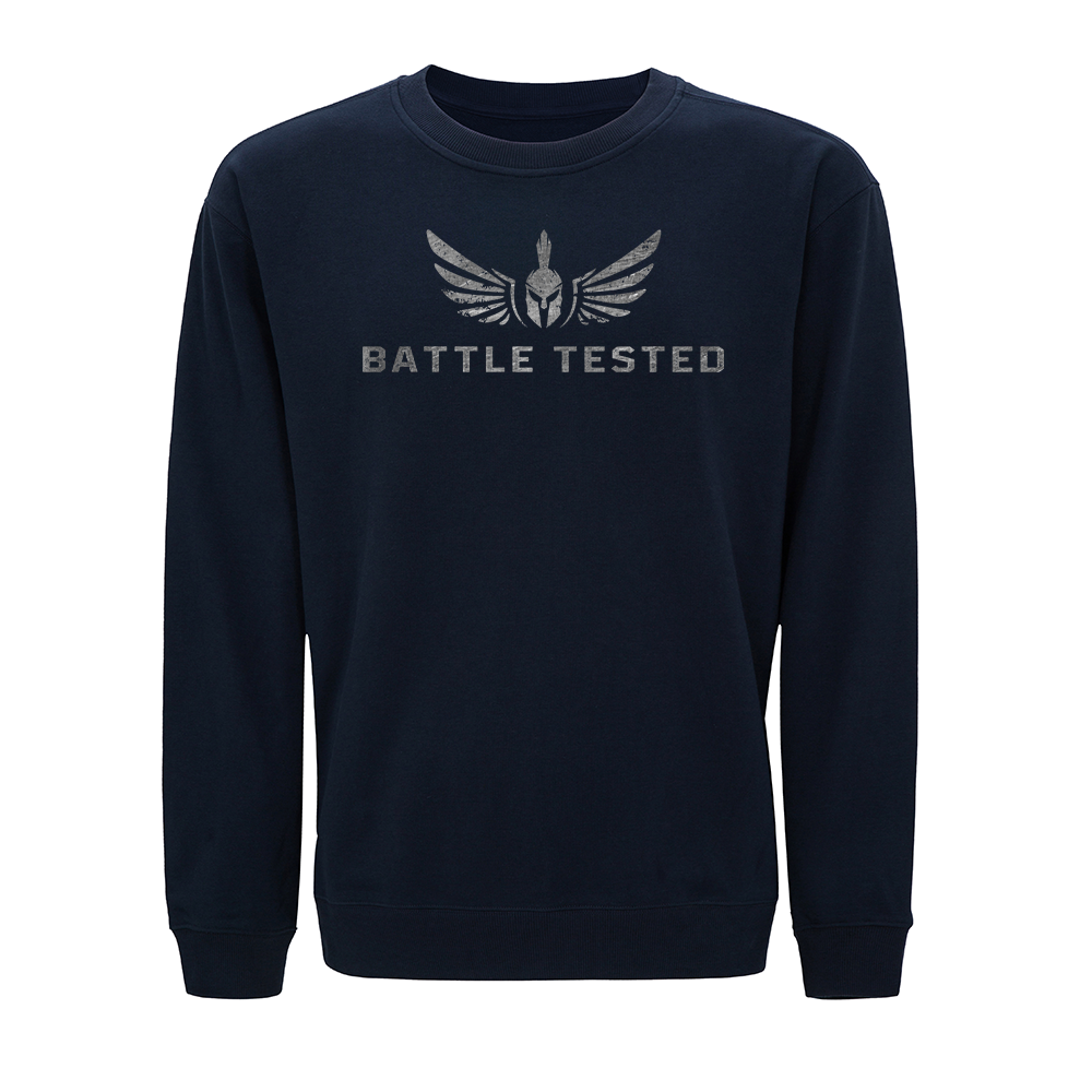 Battle Tested Cotton T-Shirt Crewneck Sweatshirt