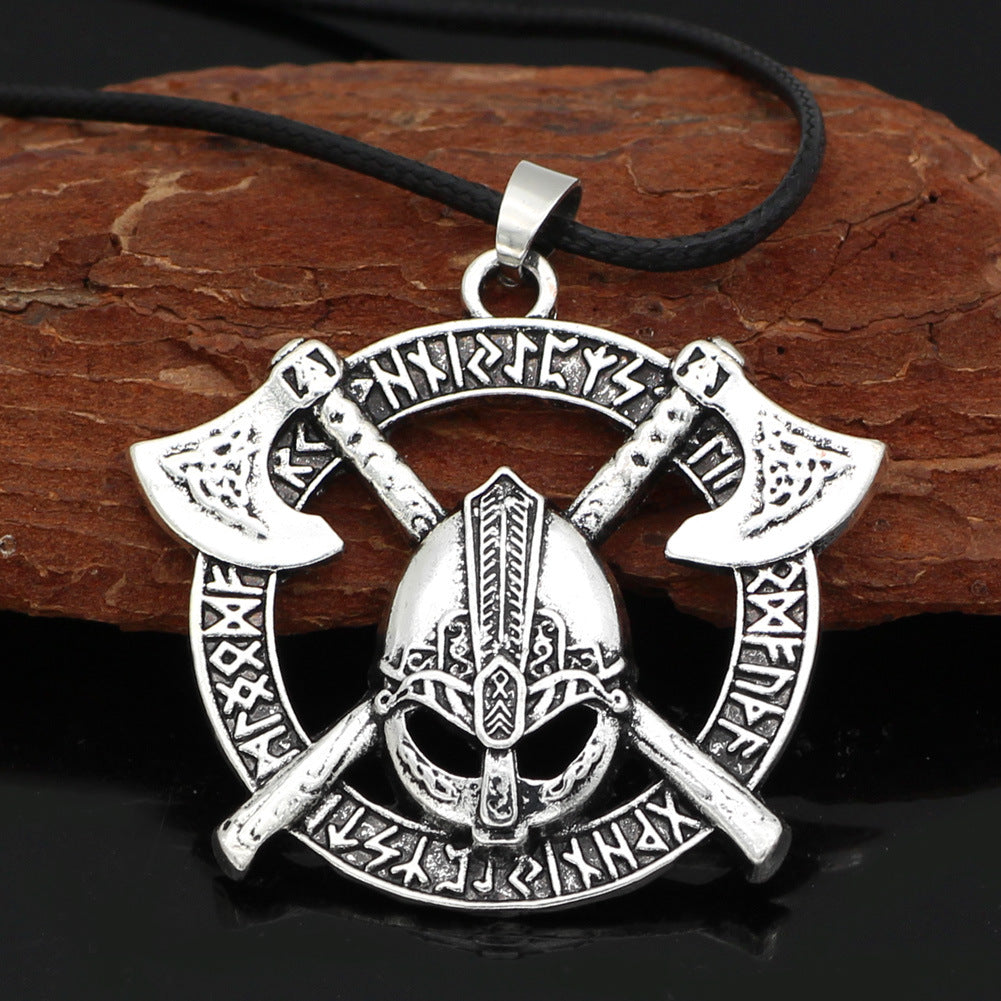 Viking Warrior Helmet Necklace