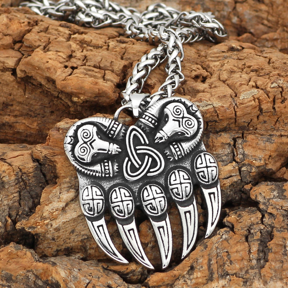 Viking Bear Claw Necklace