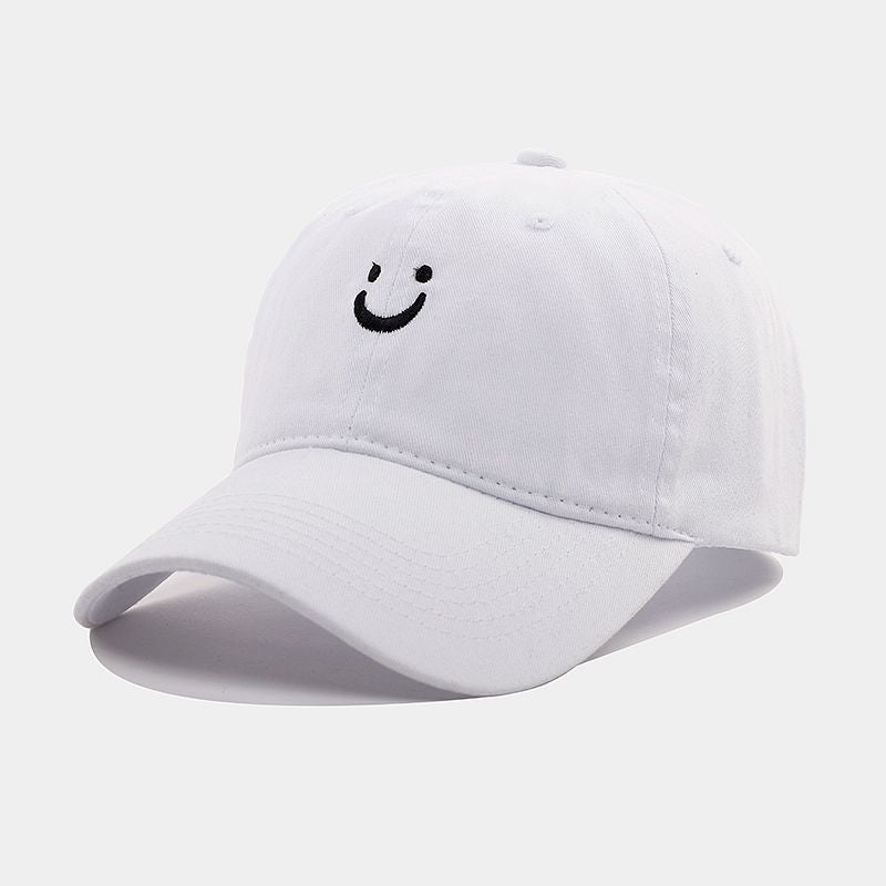 Embroidered Smile Vintage Baseball Cap